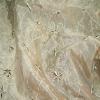 Coffee Embroidered Organza - Sparkle/Embroidery Organza Overlays Rental Fabric Sample