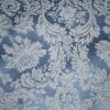 Slate Blue Miranda - Damask Overlays Rental Fabric Sample