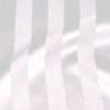 White Satin Stripe - Designer Fabrics Table Runners Rental Fabric Sample