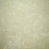 Champagne Swirl Organza - Sparkle/Embroidery Organza Overlays Rental Fabric Sample