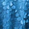 Jewel Blue Petal  - Designer Fabrics Table Linens Rental Fabric Sample